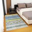 Dekoratif Salon Halısı, Makinada Yıkanabilir, Kaymaz Taban, İnce & Modern Tasarım