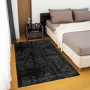 Dekoratif Salon Halısı, Makinada Yıkanabilir, Kaymaz Taban, İnce & Modern Tasarım
