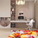 Modern Dekoratif Yıkanabilir Kaymaz Taban Halı – İnce, Yumuşak Salon Halısı, Mutfak Halısı ve Yolluk