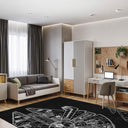 Modern Dekoratif Yıkanabilir Kaymaz Taban Halı – İnce, Yumuşak Salon Halısı, Mutfak Halısı ve Yolluk