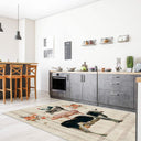 Modern Dekoratif Yıkanabilir Kaymaz Taban Halı – İnce, Yumuşak Salon Halısı, Mutfak Halısı ve Yolluk