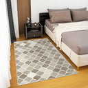 Dekoratif Salon Halısı, Makinada Yıkanabilir, Kaymaz Taban, İnce & Modern Tasarım
