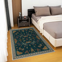Dekoratif Salon Halısı, Makinada Yıkanabilir, Kaymaz Taban, İnce & Modern Tasarım