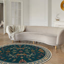 Dekoratif Salon Halısı, Makinada Yıkanabilir, Kaymaz Taban, İnce & Modern Tasarım