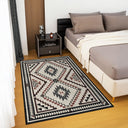 Dekoratif Salon Halısı, Makinada Yıkanabilir, Kaymaz Taban, İnce & Modern Tasarım