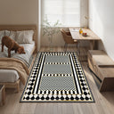 Mackenzie Modern Halı, Makinede Yıkanabilir Kaymaz Taban, İnce Salon Halısı, Mutfak Halısı ve Yolluk