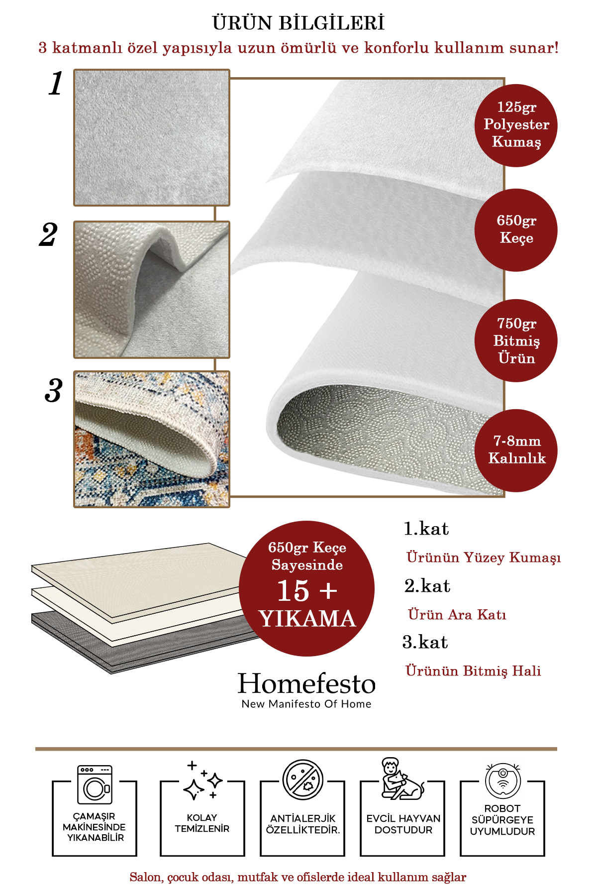 Winslow Dekoratif Halı - Görsel 6